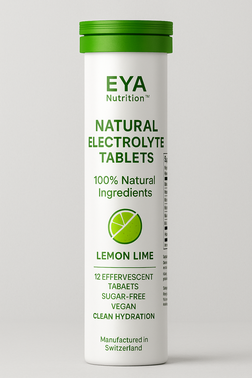 Natural Electrolyte Tablets – Lemon Lime